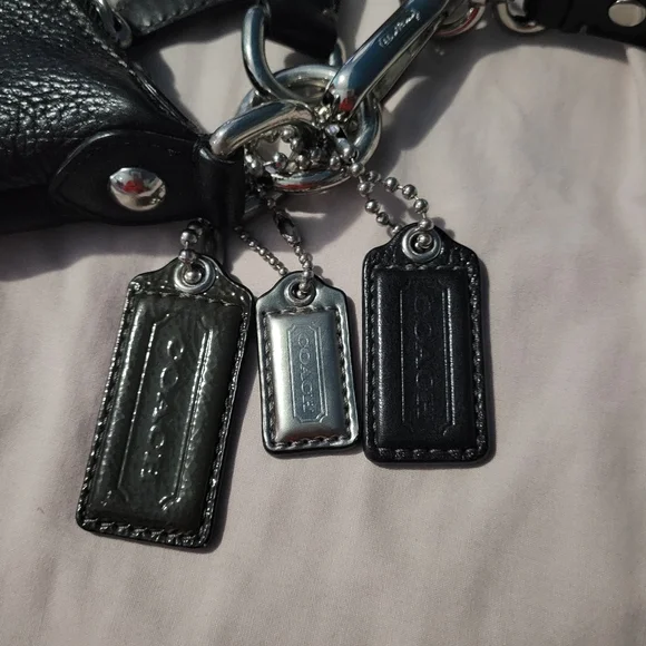 Coach Madison Hailey Leather Hobo Bag - Picture 8 of 16